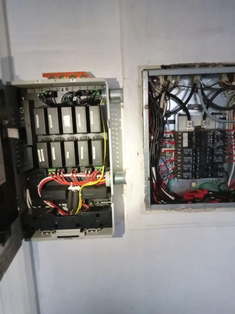 Electrical panel upgrade completed for Commercial Electrician Services in Van Alstyne